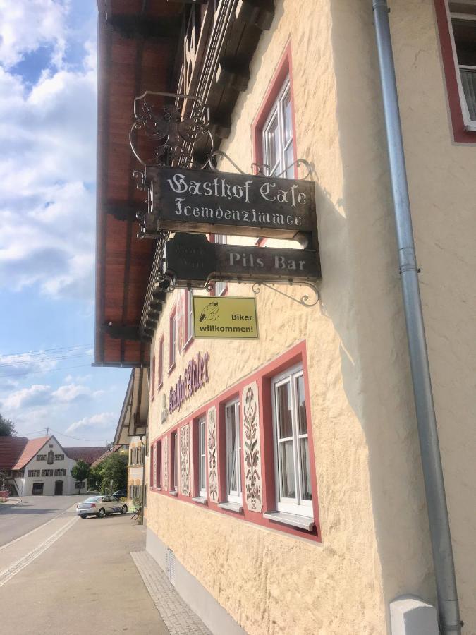 Готель Gasthof Adler Unterthingau Екстер'єр фото